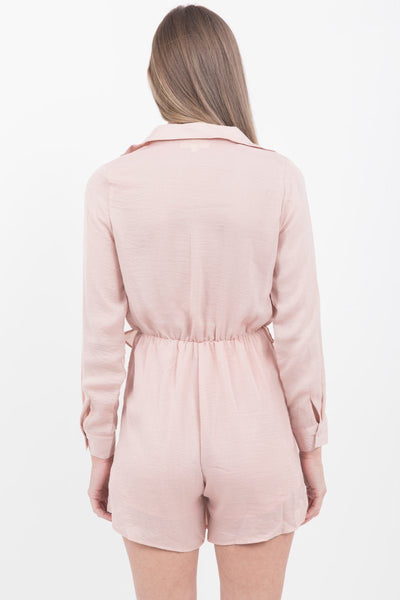 Baby Pink Frill Playsuit - dev.katchme