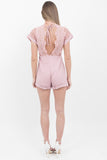 Baby Pink Crochet Playsuit - dev.katchme