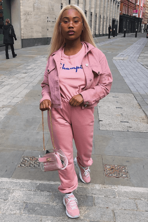 Baby Pink Cropped Cord Trucker Jacket - dev.katchme